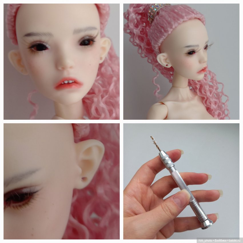 Проколола уши кукле впервые (фото 3)