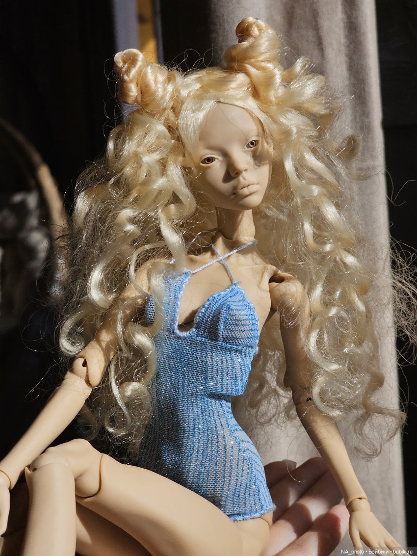 Она - моё вдохновение 🩵 | Бэйбики Она - моё вдохновение 🩵 — Куклы Popovy Sisters (Сестры Поповы): авторские BJD (фото 2)