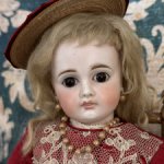Ранняя , Антикварная кукла для французского рынка. Сделана в Германии, ориентировочно в 1880 году.