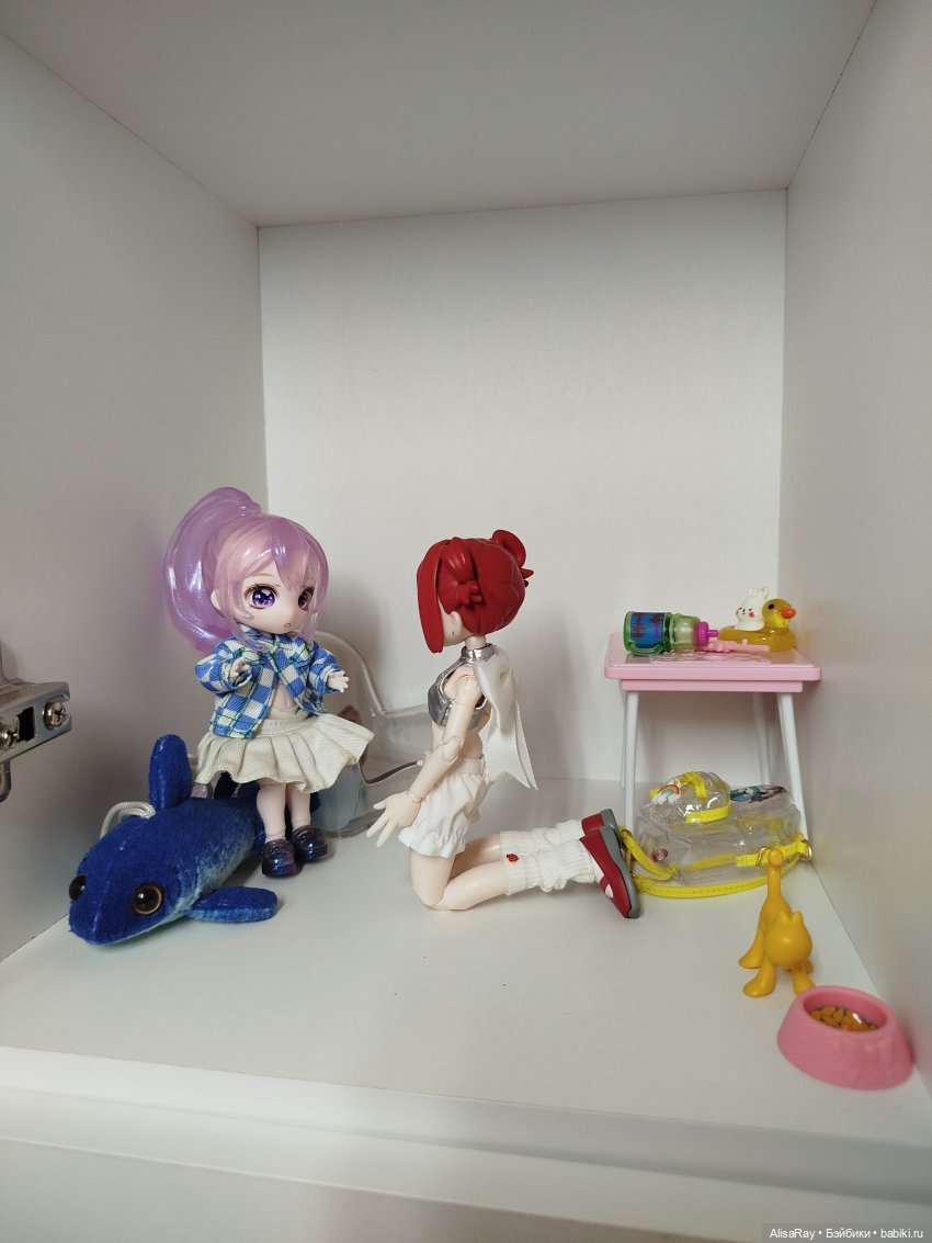 Первая малышка из коробочки, наша куколка фиалка💜