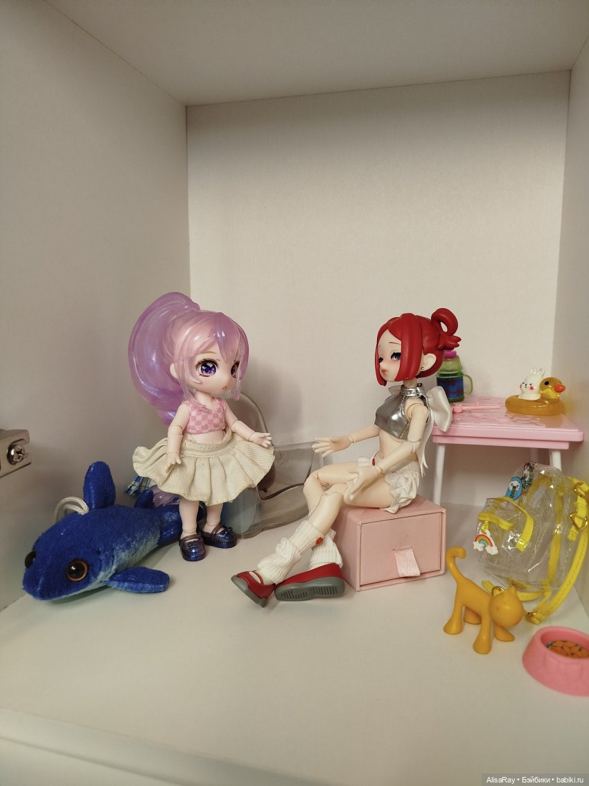 Первая малышка из коробочки, наша куколка фиалка💜