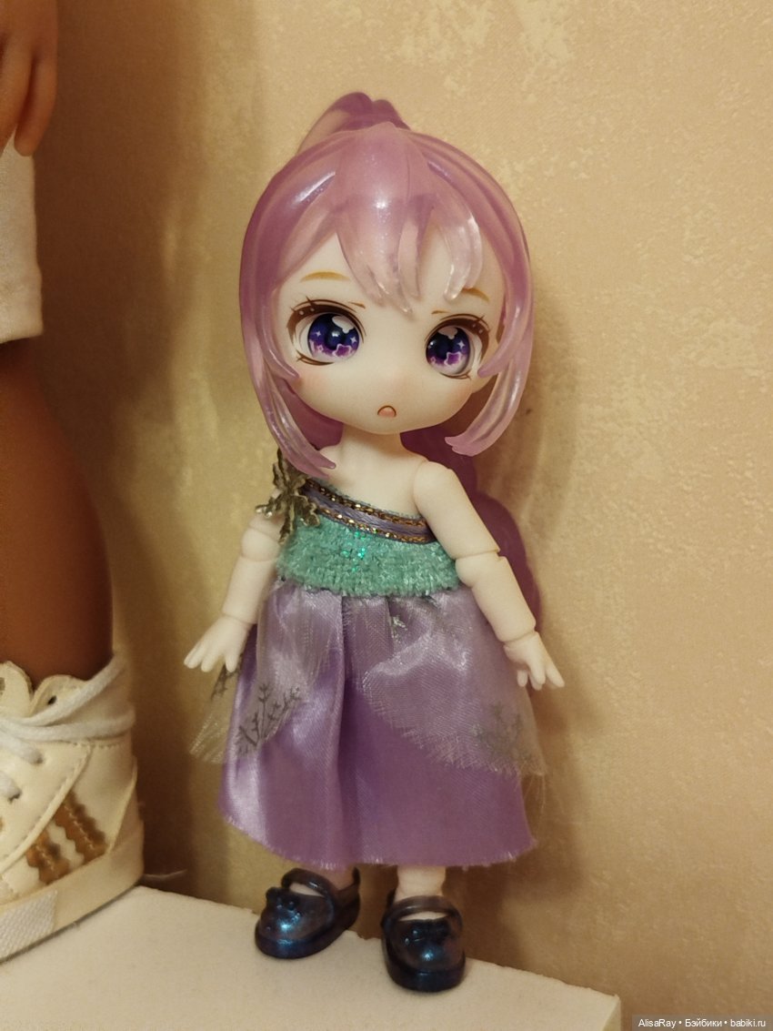 Первая малышка из коробочки, наша куколка фиалка💜