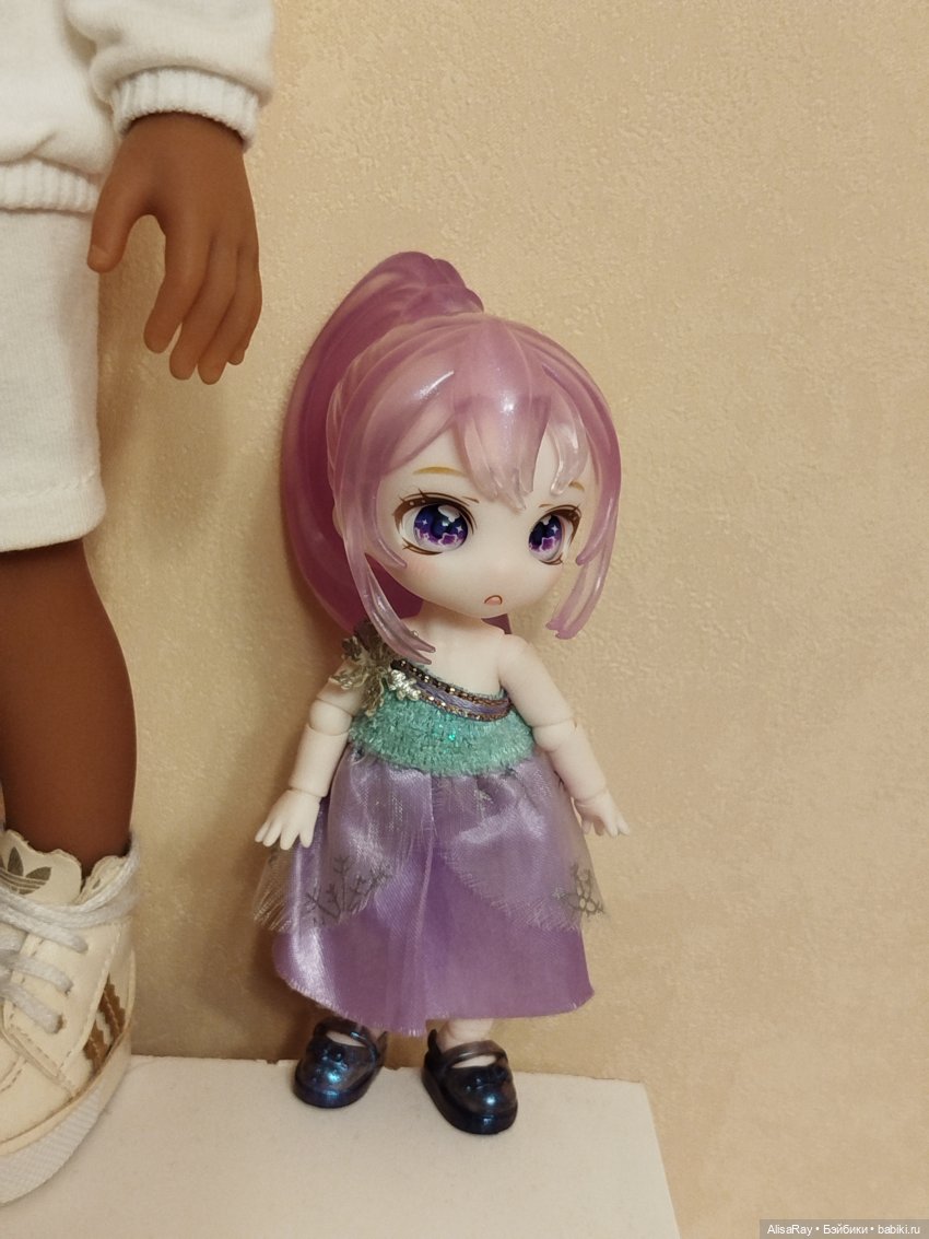 Первая малышка из коробочки, наша куколка фиалка💜