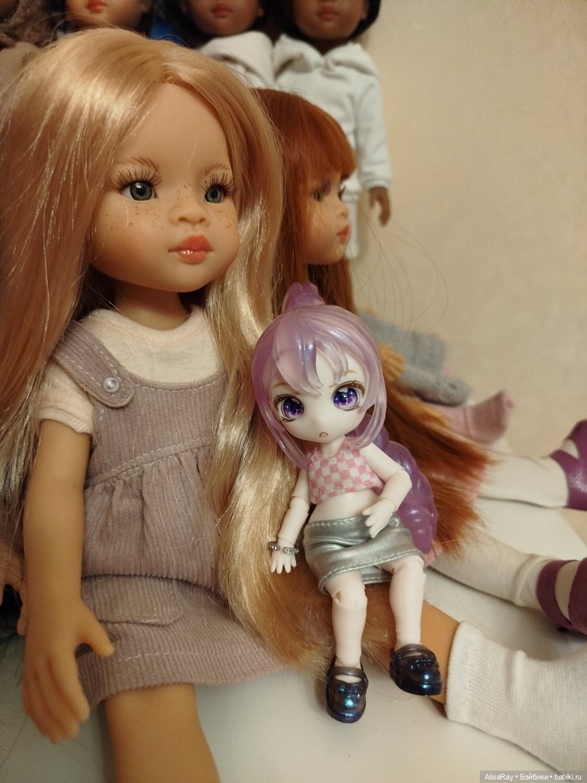 Первая малышка из коробочки, наша куколка фиалка💜