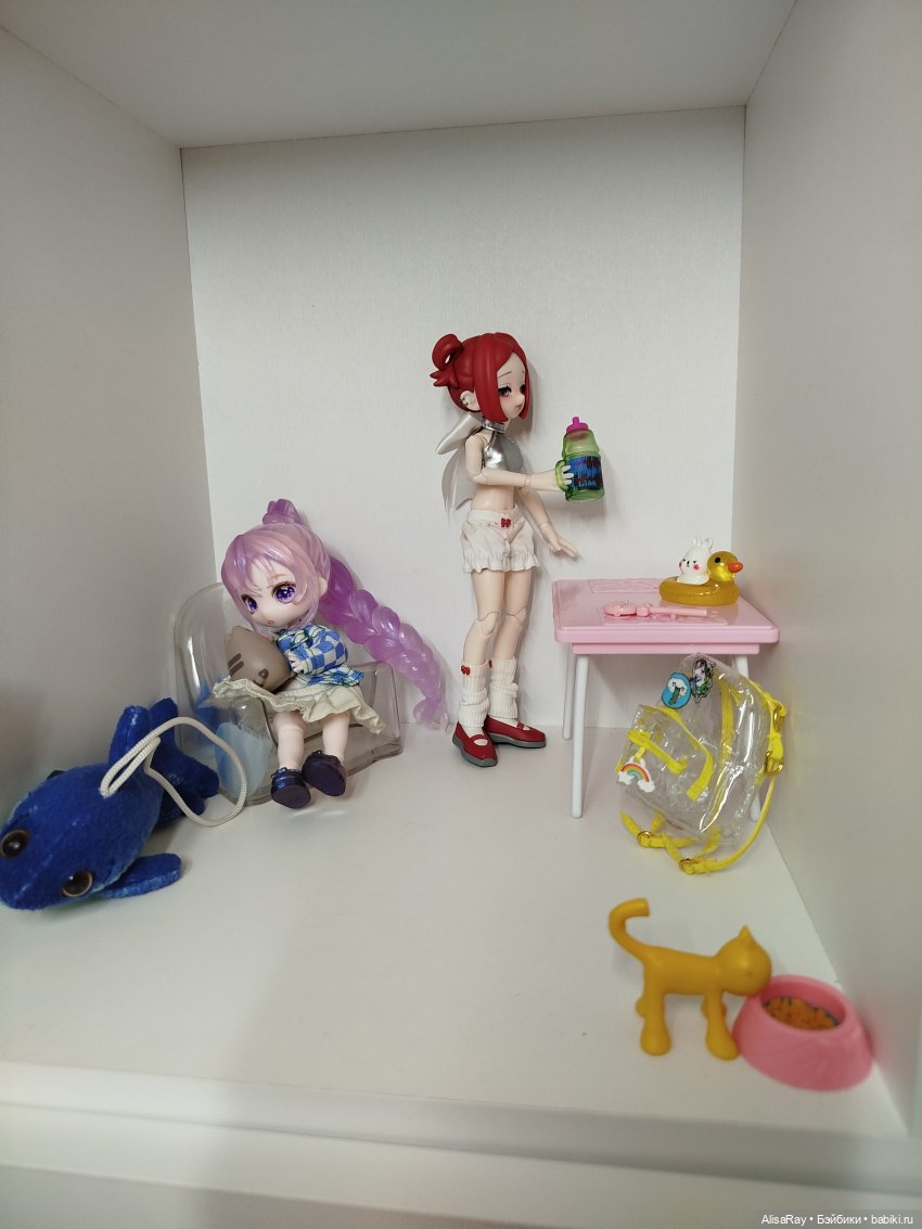 Первая малышка из коробочки, наша куколка фиалка💜