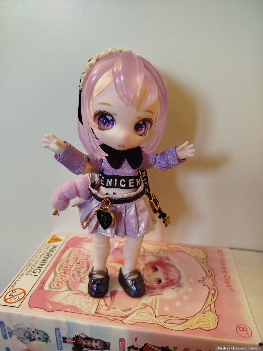 Первая малышка из коробочки, наша куколка фиалка💜 (фото 4)