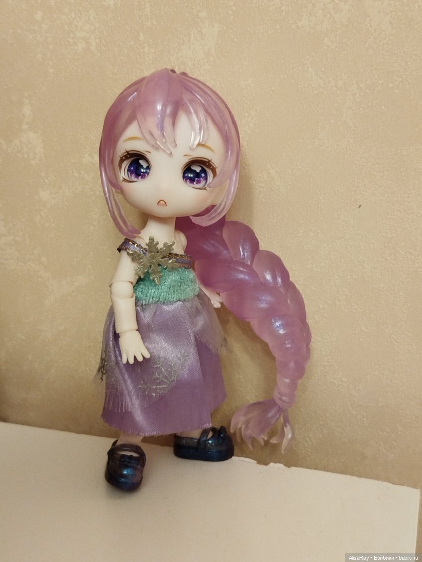 Первая малышка из коробочки, наша куколка фиалка💜