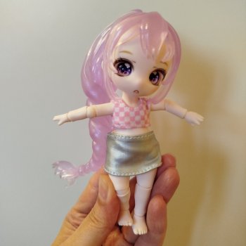 Первая малышка из коробочки, наша куколка фиалка💜