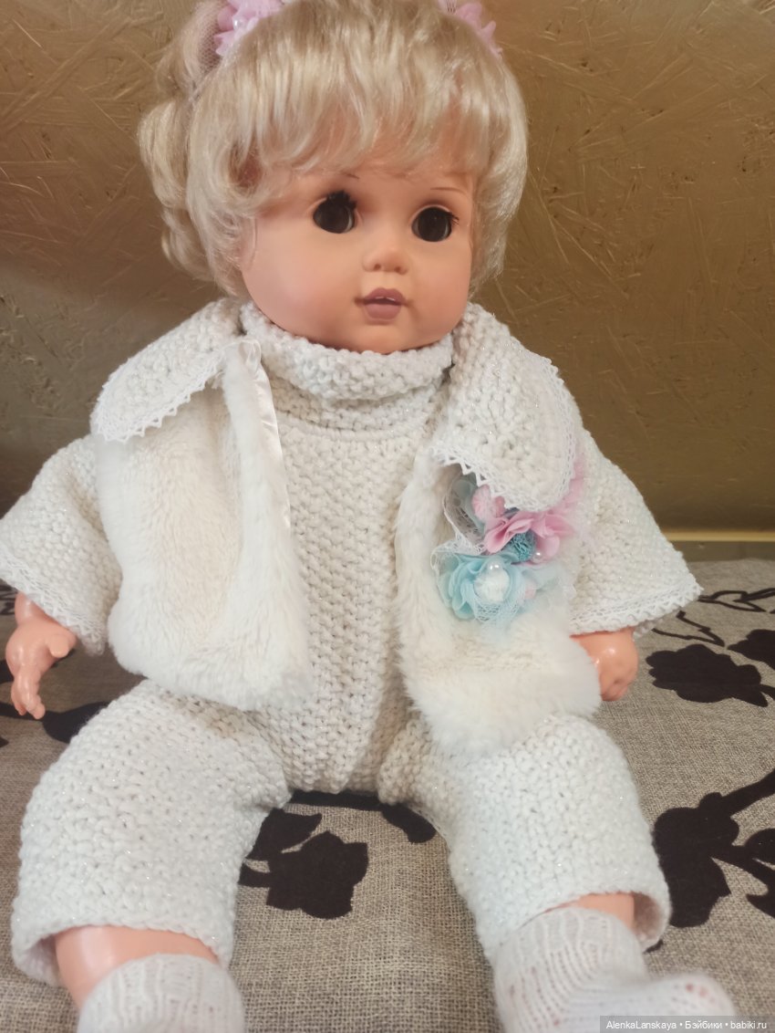 Вязаная одежда для восстановленных кукол (фото 2)