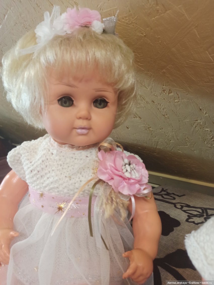 Вязаная одежда для восстановленных кукол