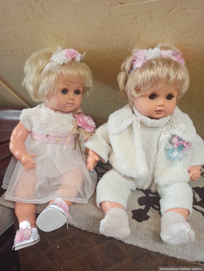 Вязаная одежда для восстановленных кукол (фото 5)