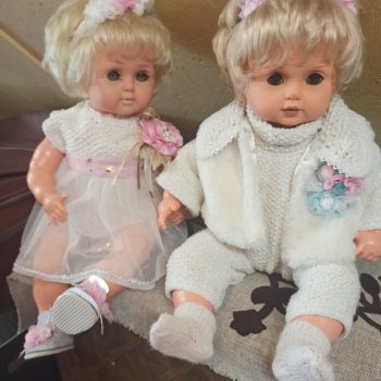 Вязаная одежда для восстановленных кукол