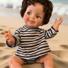 Ideal toy Giggles baby 1968г💜