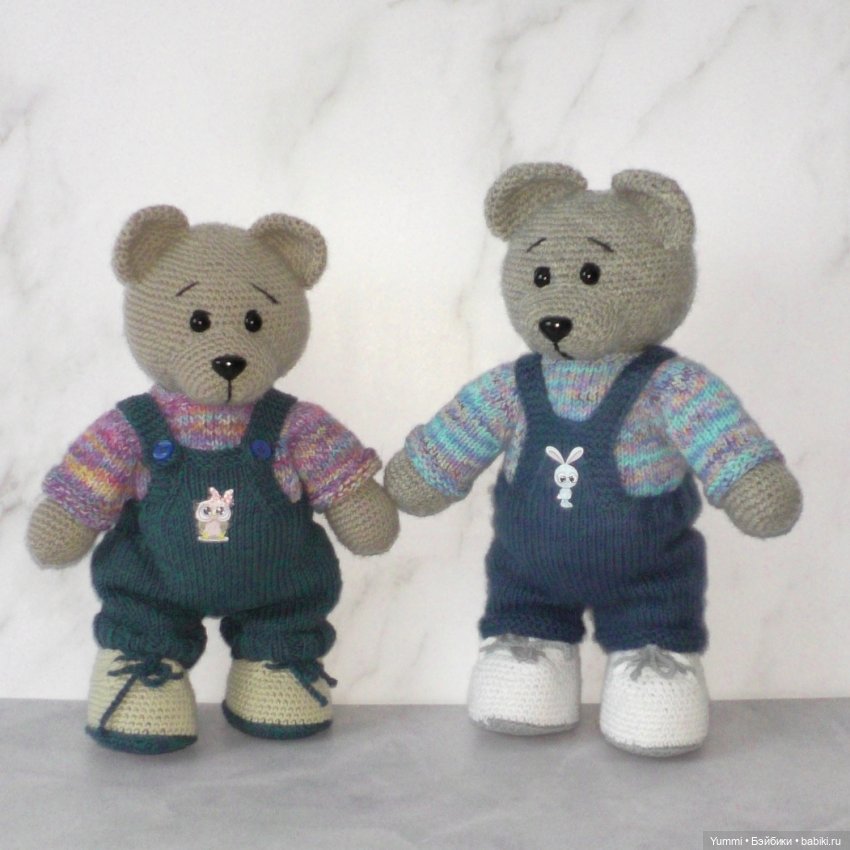 Еще про мишек — Вязаные игрушки и амигуруми: крючком