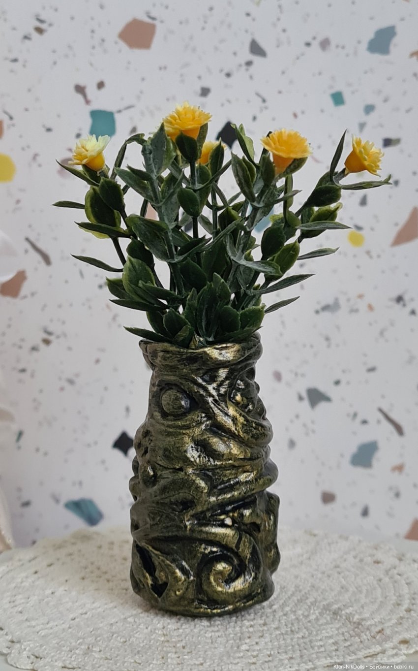 Вазочки и кашпо — Кукольная миниатюра своими руками: еда (фото 10)