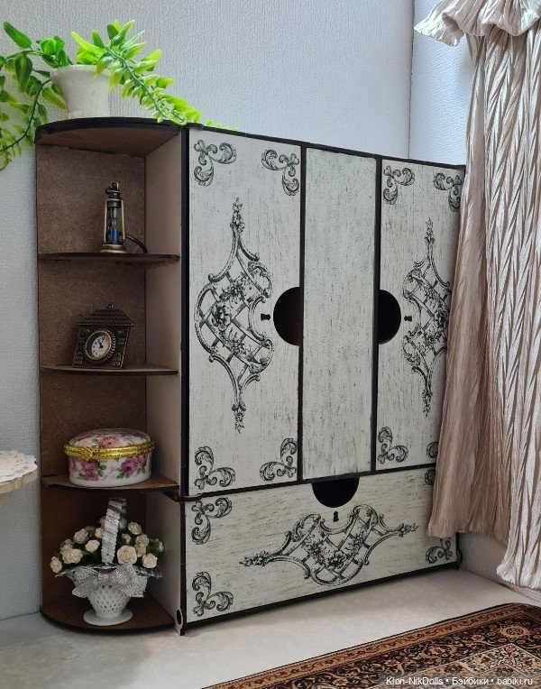 Шкаф из 3 фикспрайсовских шкатулок (фото 2)