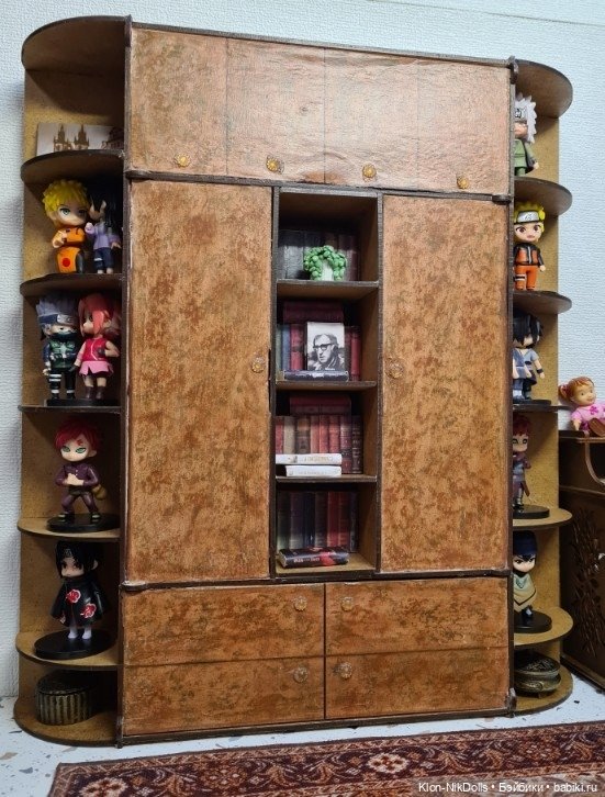 Шкаф из 4 шкатулок — Мебель для кукол и домиков: фото (фото 2)