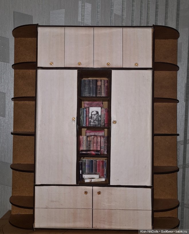 Шкаф из 4 шкатулок — Мебель для кукол и домиков: фото