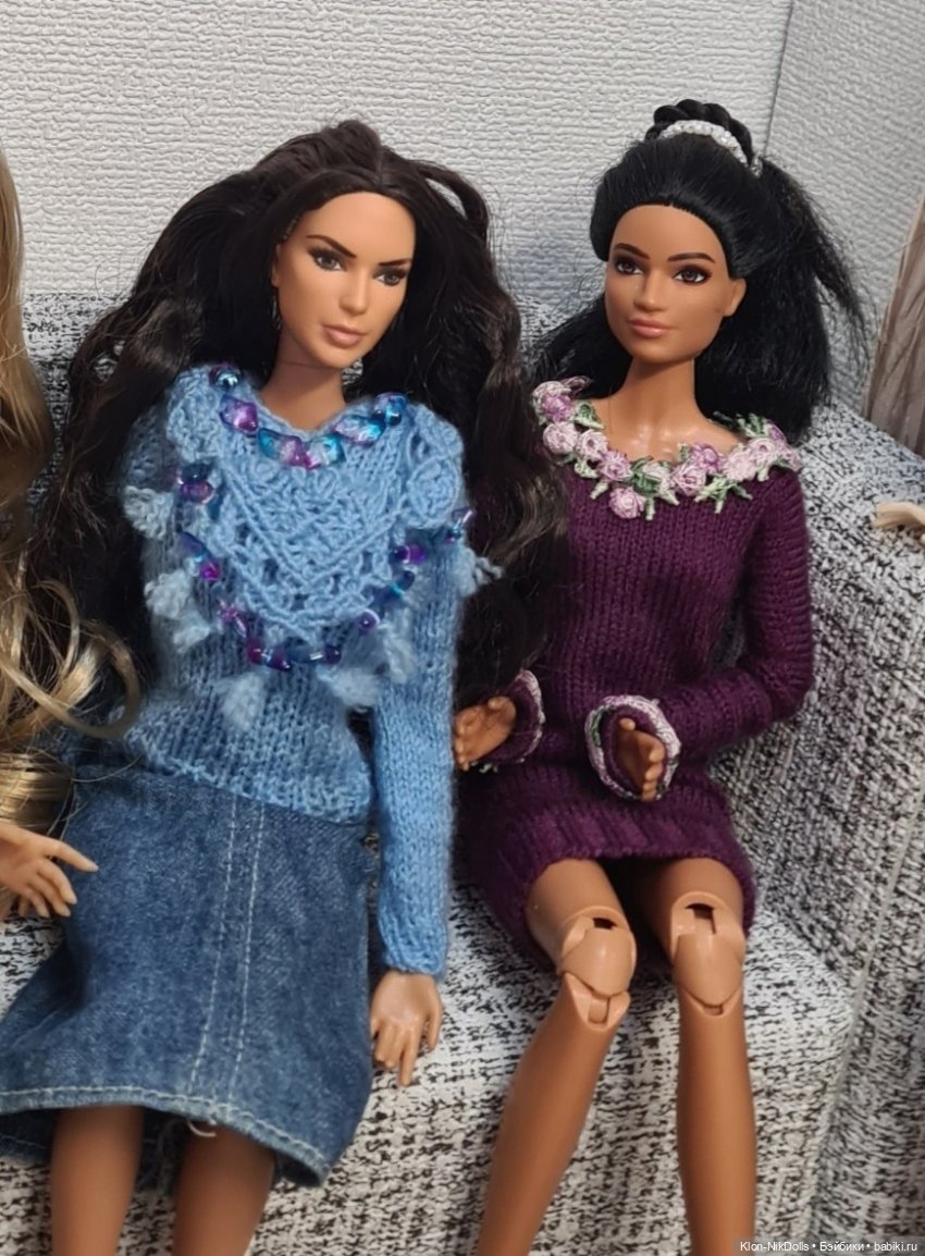 Трикотаж — Одежда и обувь для кукол своими руками: фото (фото 7)