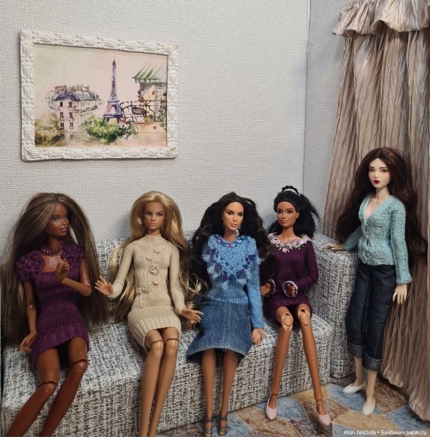 Трикотаж — Одежда и обувь для кукол своими руками: фото (фото 10)