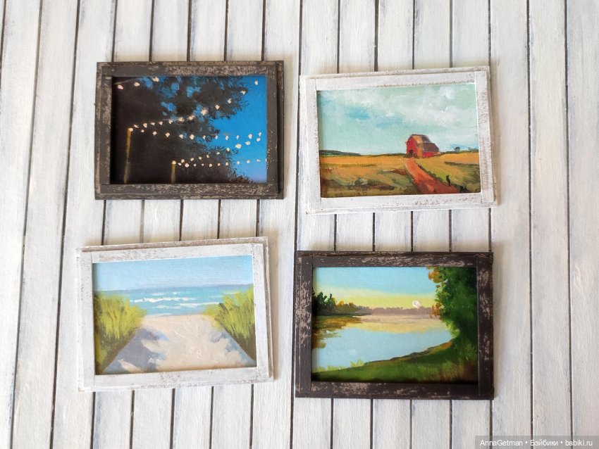 Эстетическое наслаждение в микродозе. Миниатюрные картины