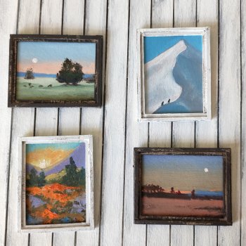 Эстетическое наслаждение в микродозе. Миниатюрные картины.