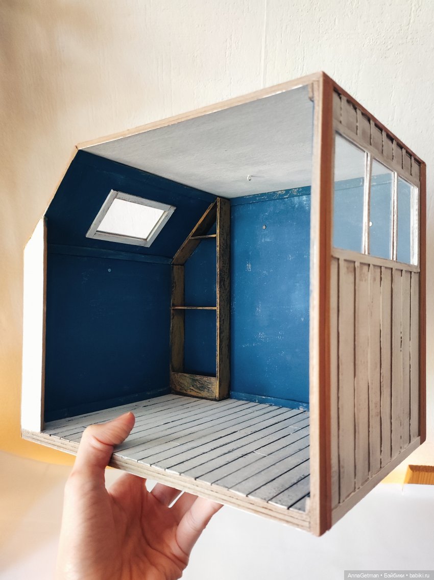 Подводный мир в миниатюрном румбоксе масштаба 1:12