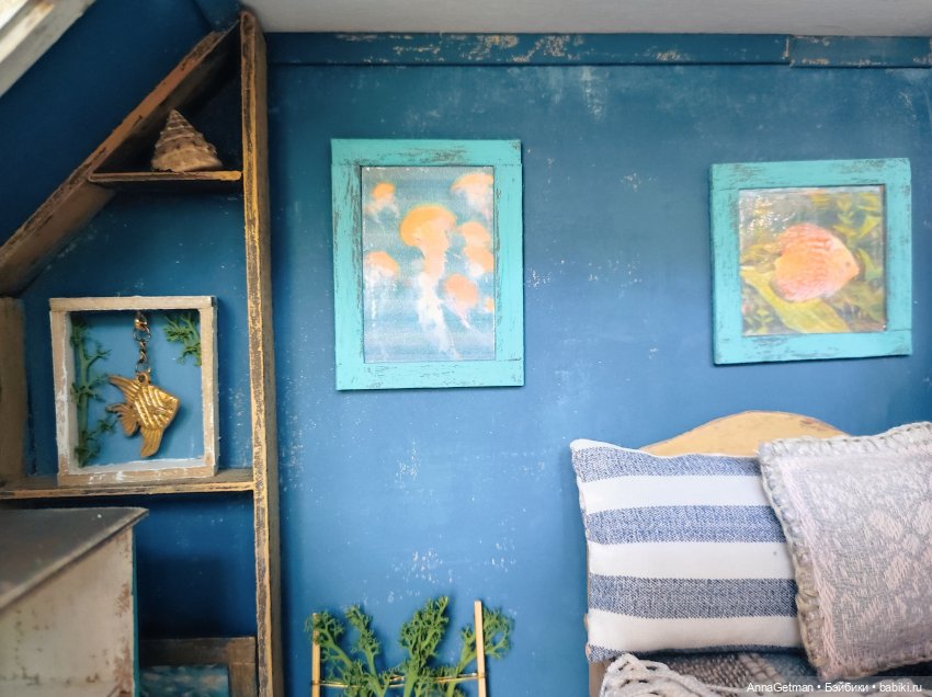 Подводный мир в миниатюрном румбоксе масштаба 1:12 (фото 5)