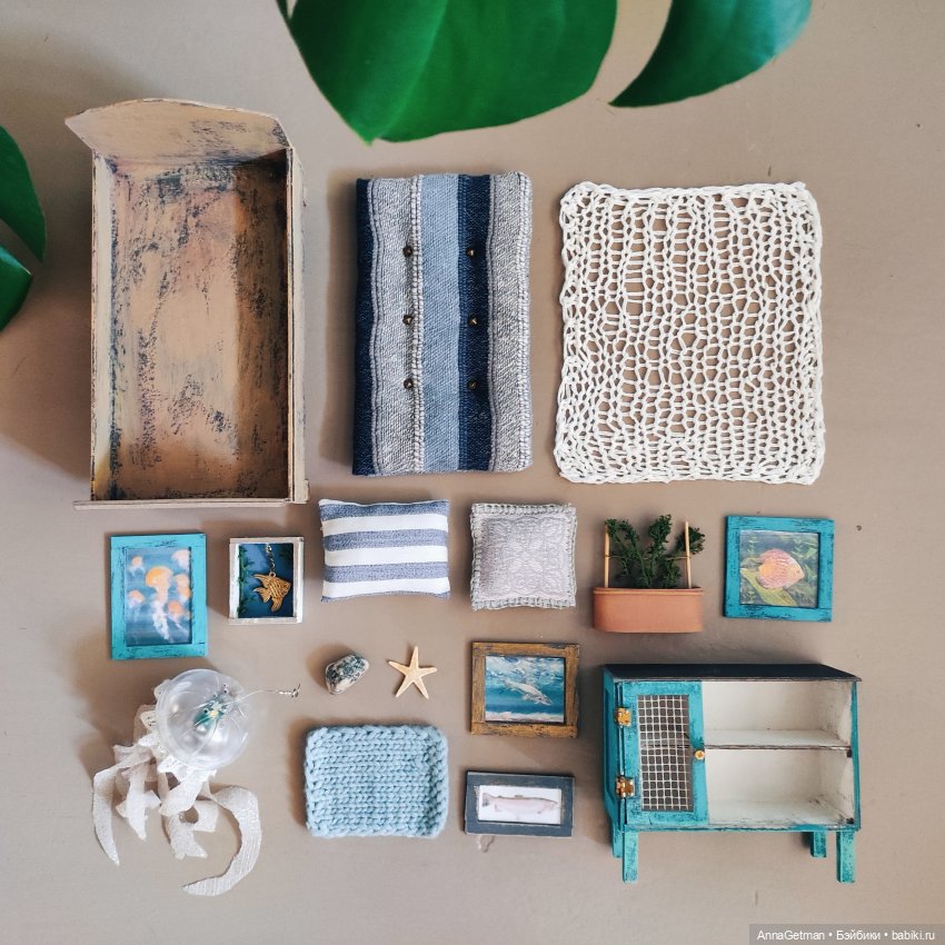 Подводный мир в миниатюрном румбоксе масштаба 1:12 (фото 6)