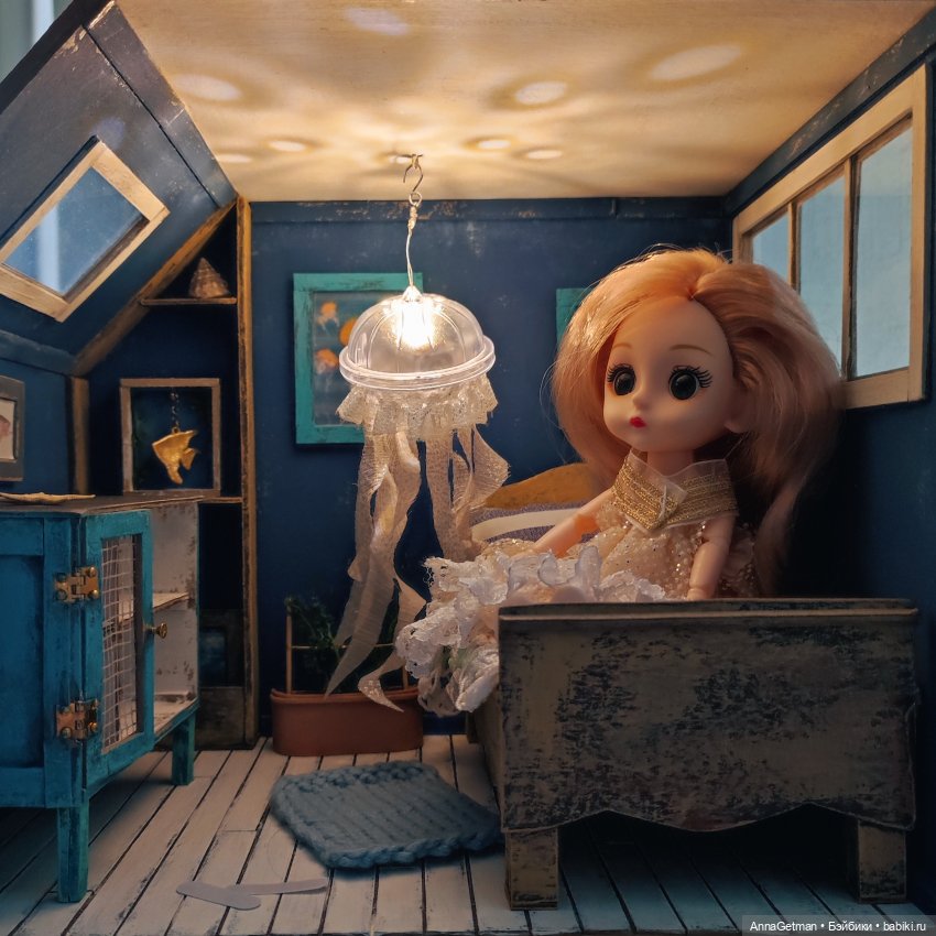 Подводный мир в миниатюрном румбоксе масштаба 1:12