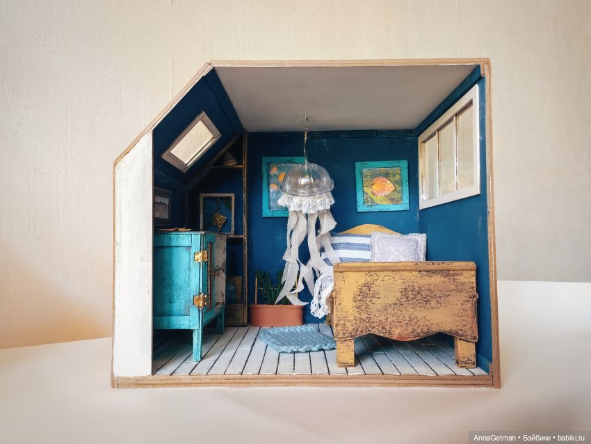 Подводный мир в миниатюрном румбоксе масштаба 1:12 (фото 7)