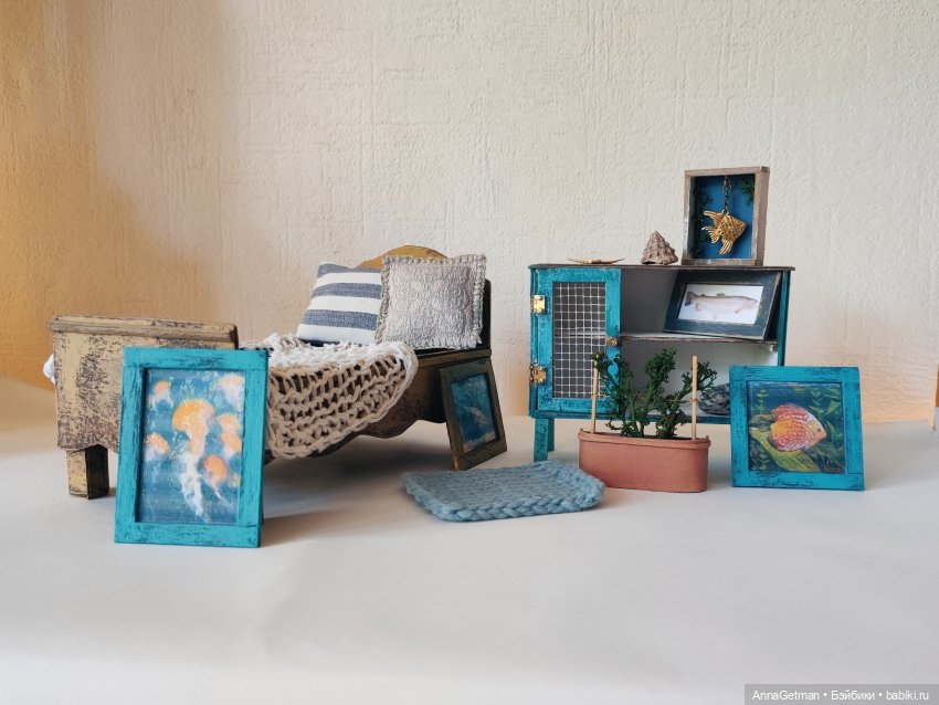 Подводный мир в миниатюрном румбоксе масштаба 1:12 (фото 9)