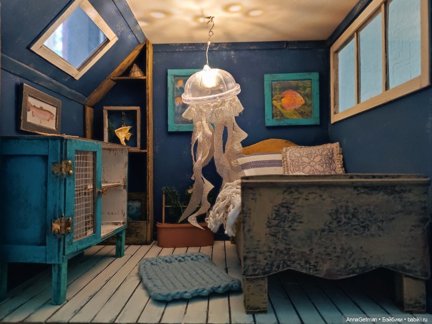 Подводный мир в миниатюрном румбоксе масштаба 1:12 (фото 10)