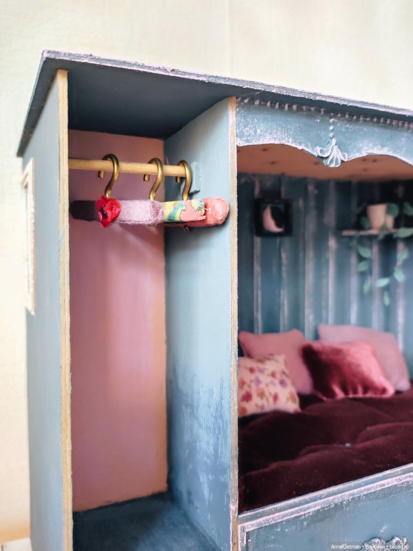 Румбокс-кроватка. Роскошное спальное место с удобствами. Синий и Розовый (фото 7)