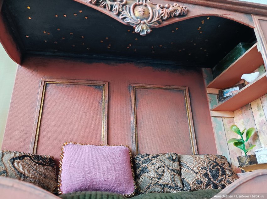 Румбокс-кроватка. Роскошное спальное место с удобствами. Синий и Розовый (фото 6)