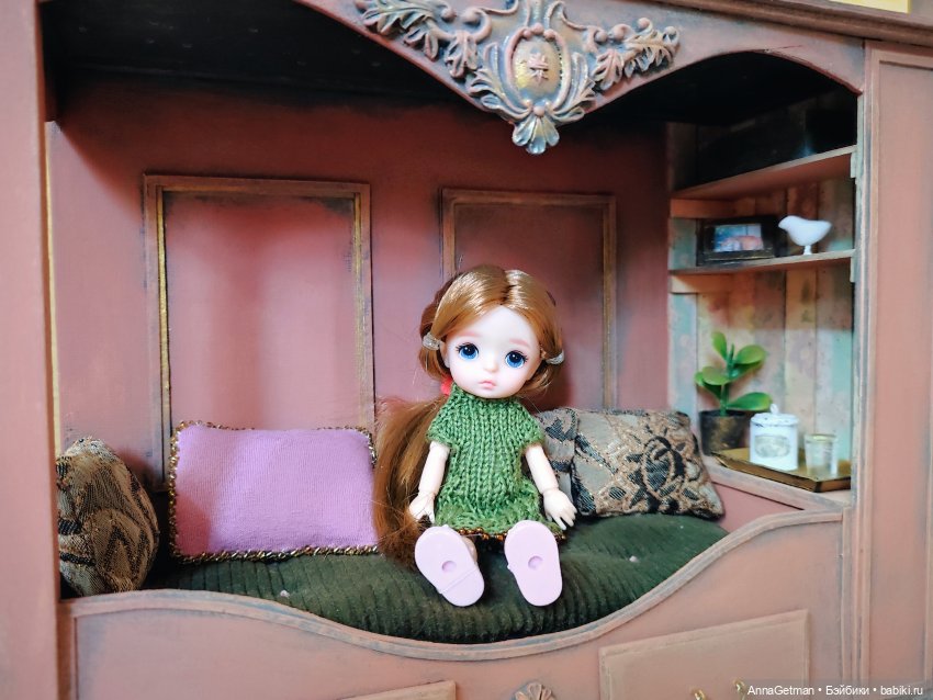 Румбокс-кроватка. Роскошное спальное место с удобствами. Синий и Розовый