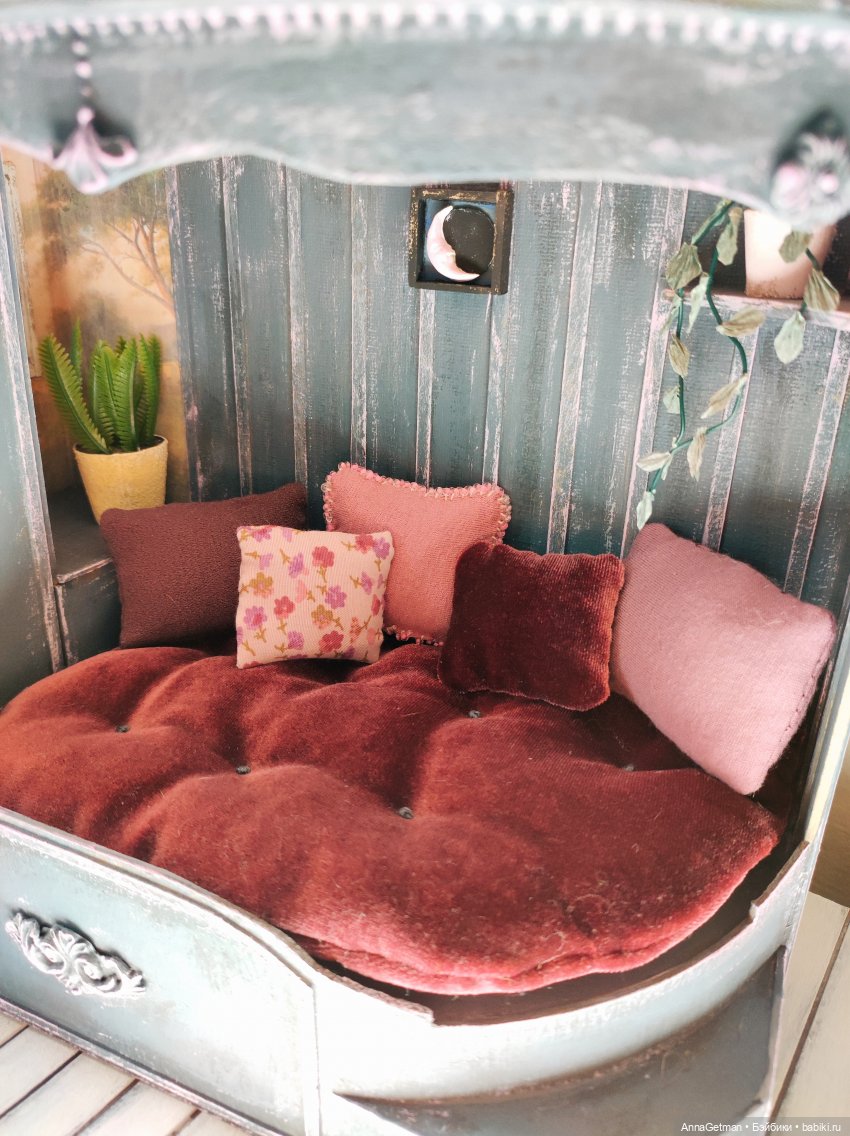 Румбокс-кроватка. Роскошное спальное место с удобствами. Синий и Розовый