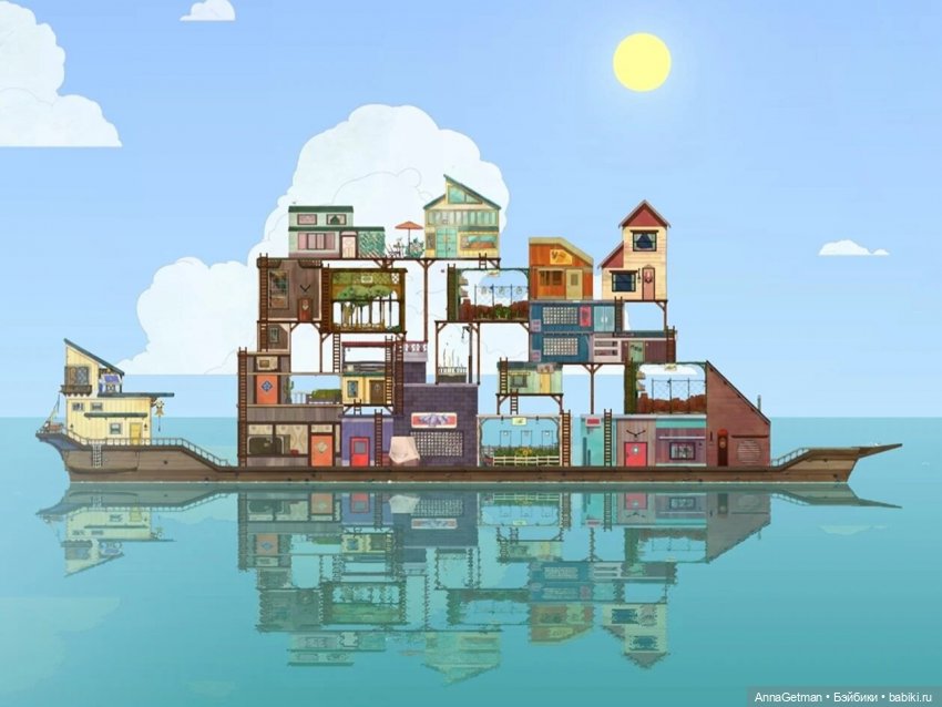 Домик Гвен, изысканной оленихи, отправляющейся в своё последнее путешествие по реке Стикс