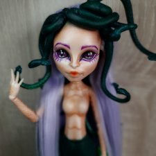 Юная горгона - ООАК Monster High