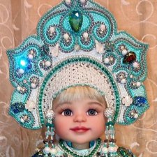 Авторский костюм русской красавицы.