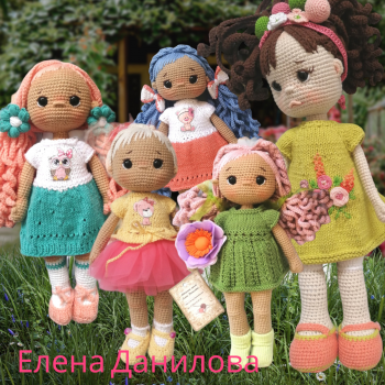 Кукла Карья крючком. Амигуруми схемы и описания. Автор: Karya Doll | ideallik-salon.ru