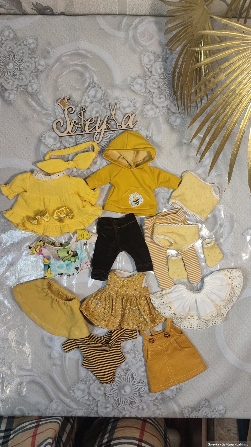 Soleyka — Одежда и обувь для кукол Готц 50 см