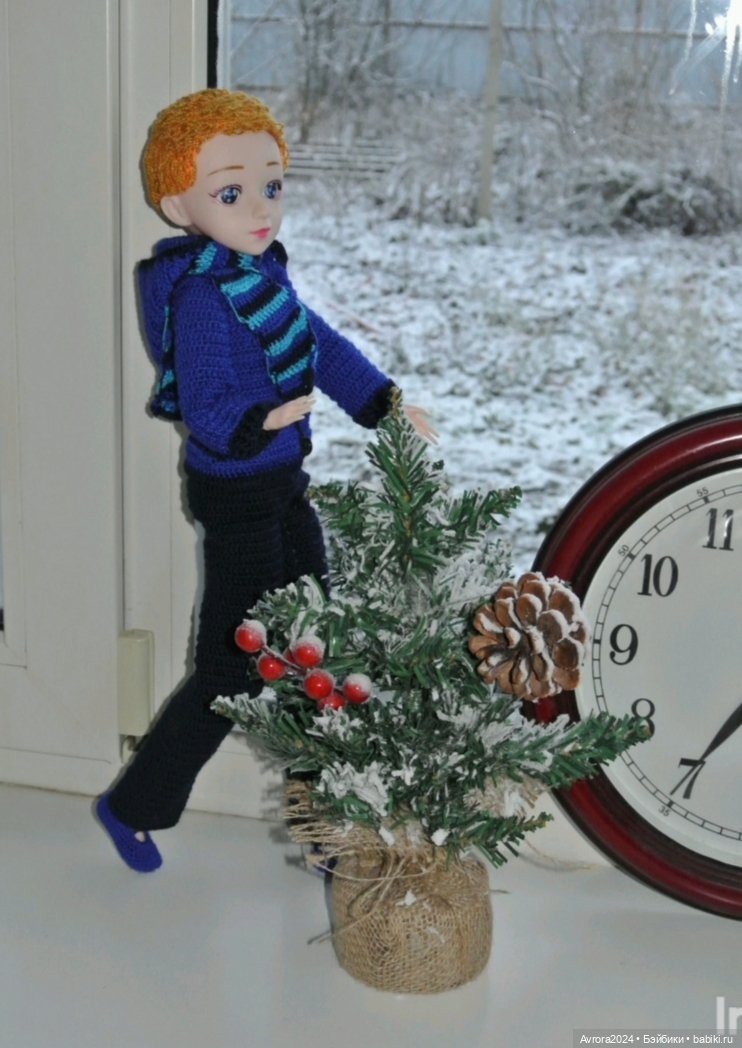 Большая баболи 45 см... Вязание для куклы (фото 3)