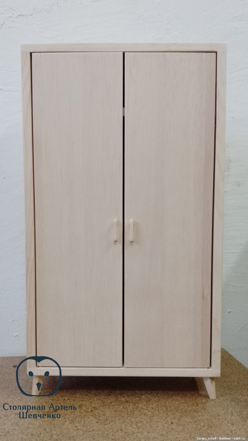 Современный шкаф 1/6 из дерева (фото 2)
