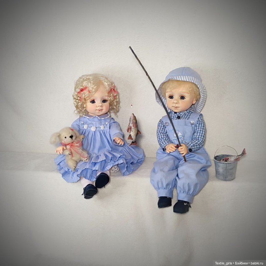 Мира и Мирон — Авторские текстильные куклы: Вальдорфские