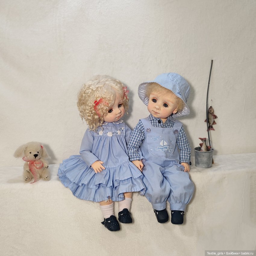 Мира и Мирон — Авторские текстильные куклы: Вальдорфские (фото 5)