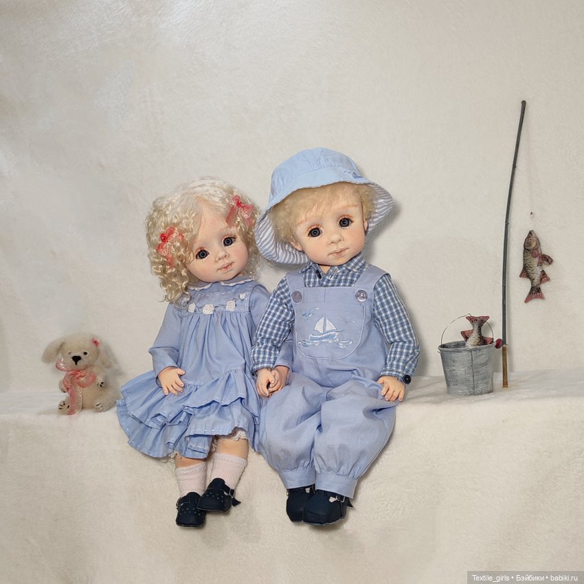 Мира и Мирон — Авторские текстильные куклы: Вальдорфские (фото 3)