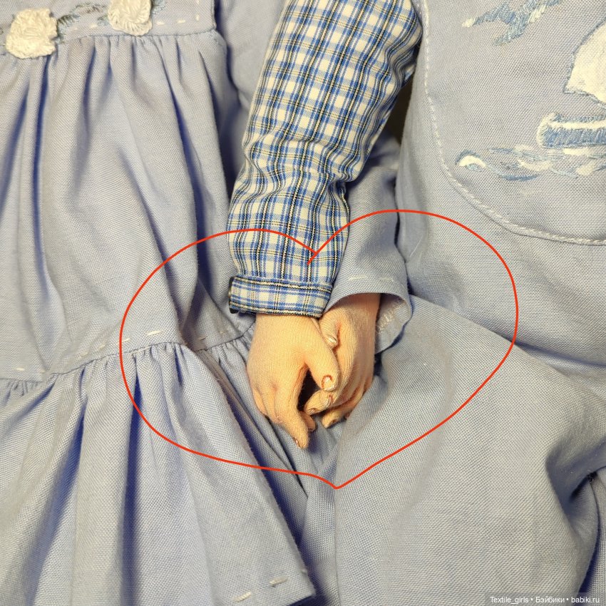 Мира и Мирон — Авторские текстильные куклы: Вальдорфские (фото 4)