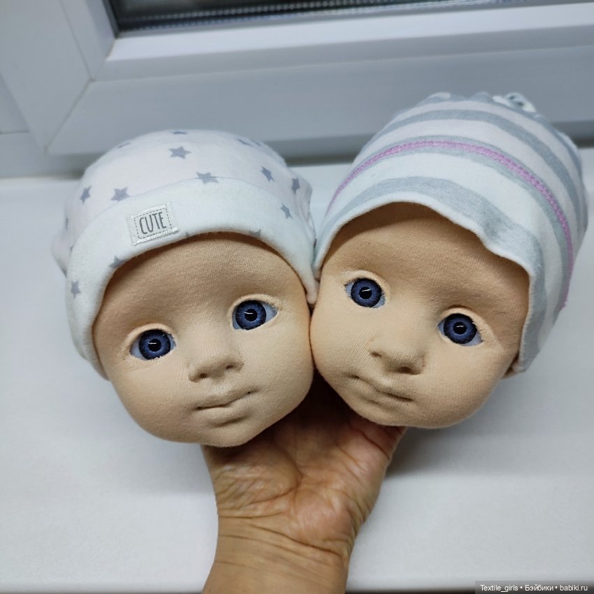 Колобки (ещё без ресниц тонировки и даже без тел)