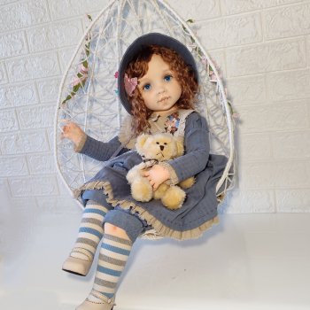 Текстильная кукла Стефани